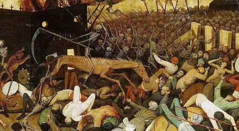 The Triumph of Death, a painting inspired by the Black Death(Pieter Bruegel)
