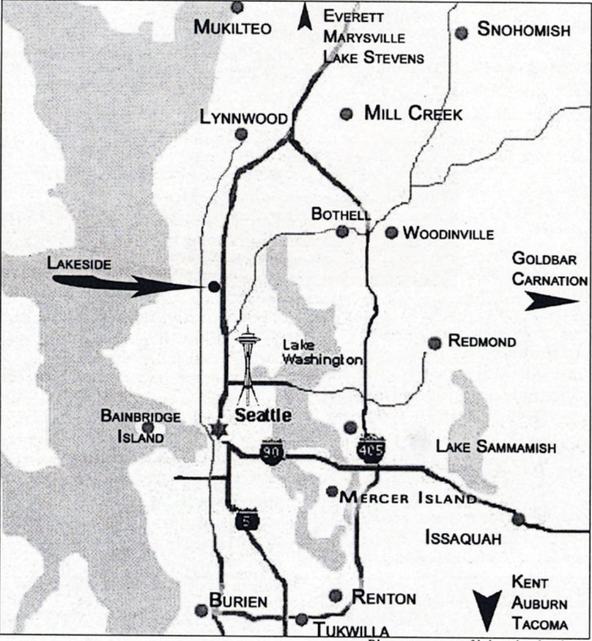 The original hi-def map from the original "Where We Live" Tatler article (Lakeside).