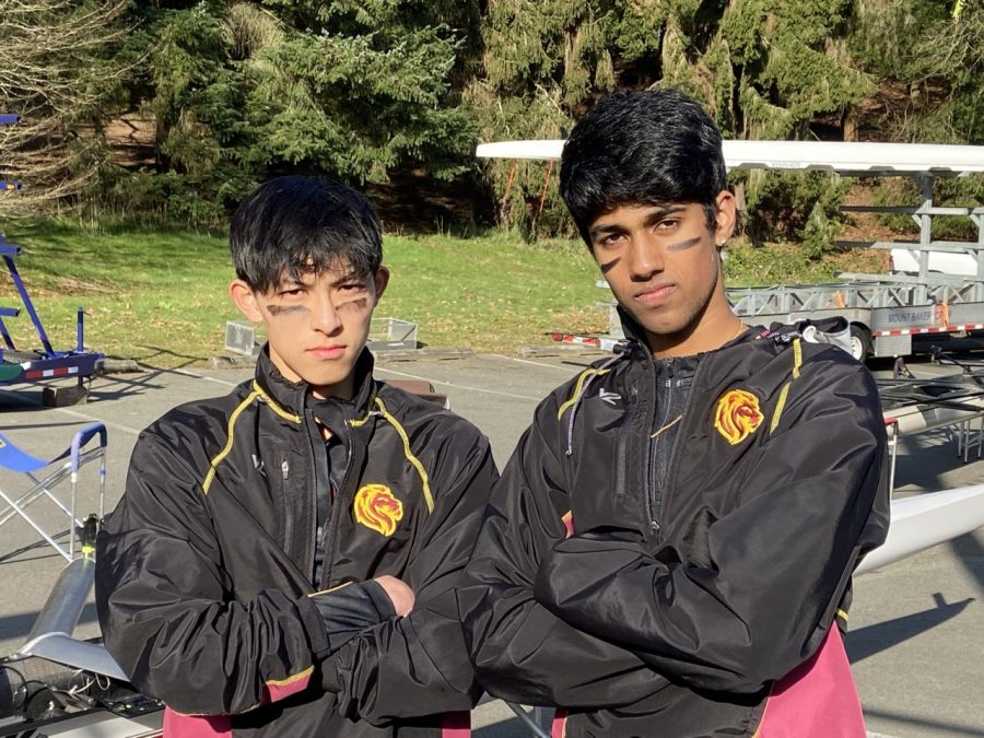 Rowers Chris P. 24 and Rishi L. 24 defending Lakeside crews strong bond amid cult allegations. (Chris P. 24)