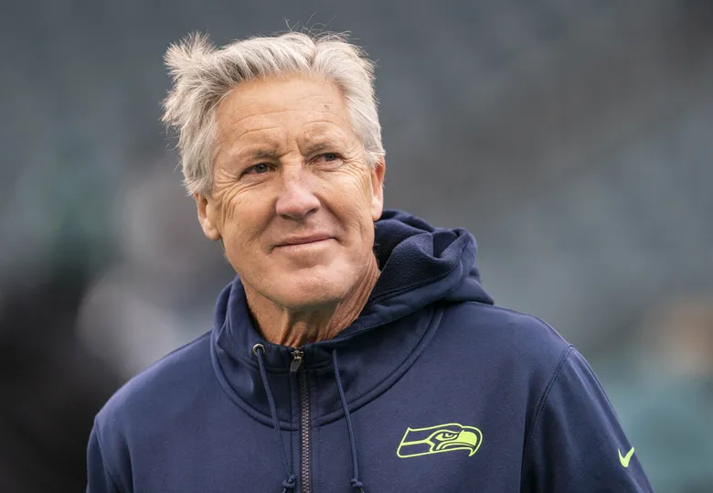 Pete Carroll was the oldest head coach in the league at the age of 72,
having coached the Seahawks through 14 seasons and 147 wins.