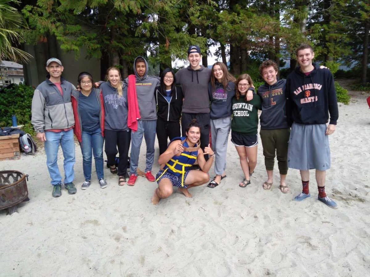 Mr. McKinley enjoying the outdoors with his advisory in 2018 (Courtesy of Leslie Schuyler)