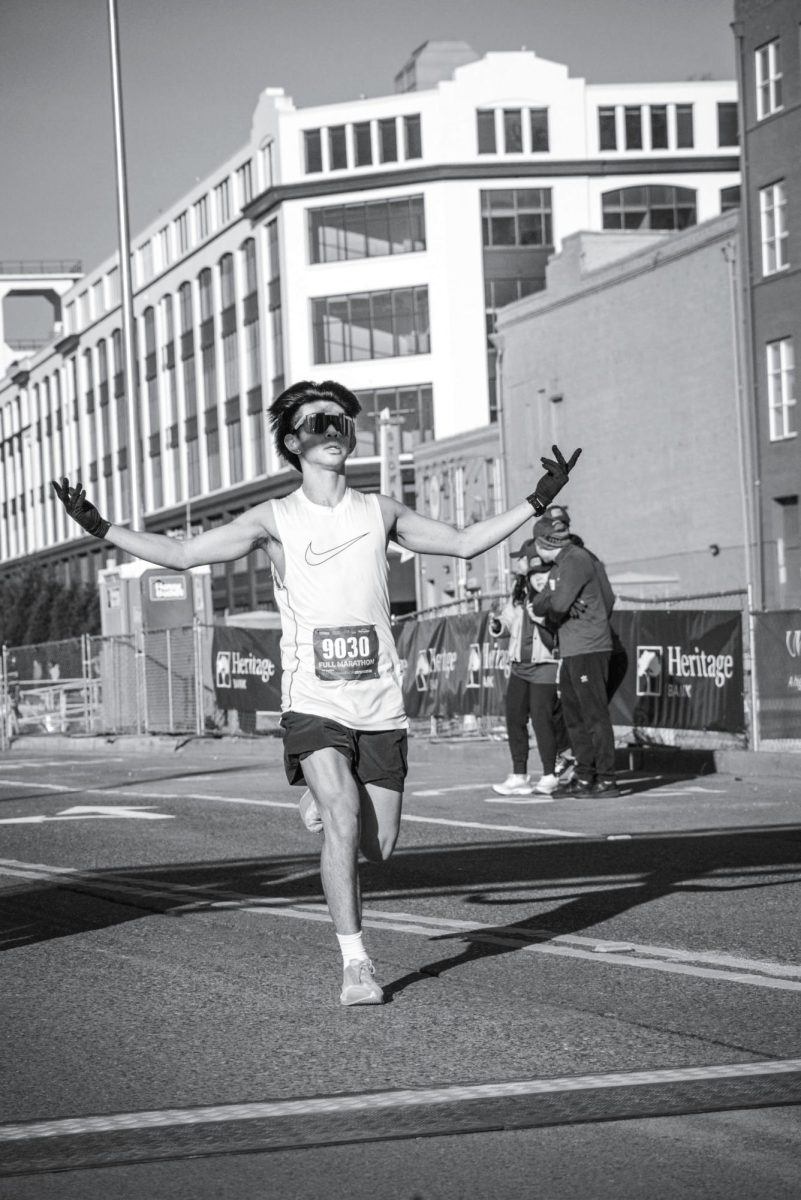 Kaiden P. '26 Winning U18 Seattle Marathon