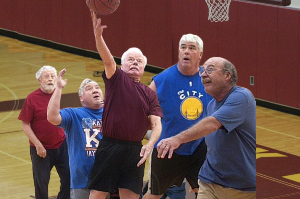 Disaster Strikes at Inaugural Seniors vs. Senior Citizens Basketball Game